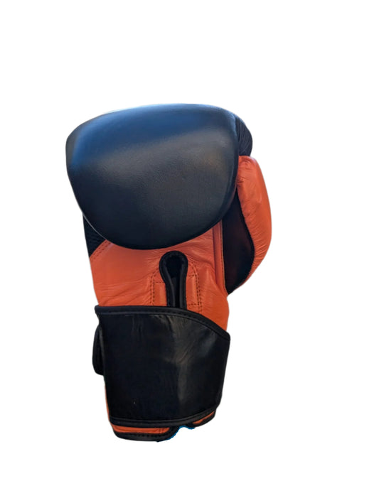 Orange/Black Boxing gloves velcro