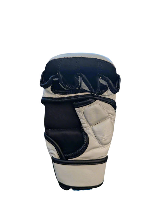 White MMA shooter Leather