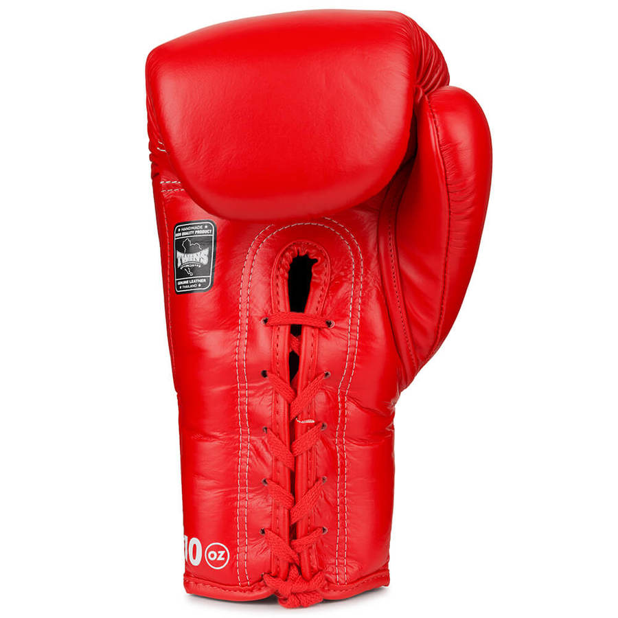 Red boxing Gloves Laced